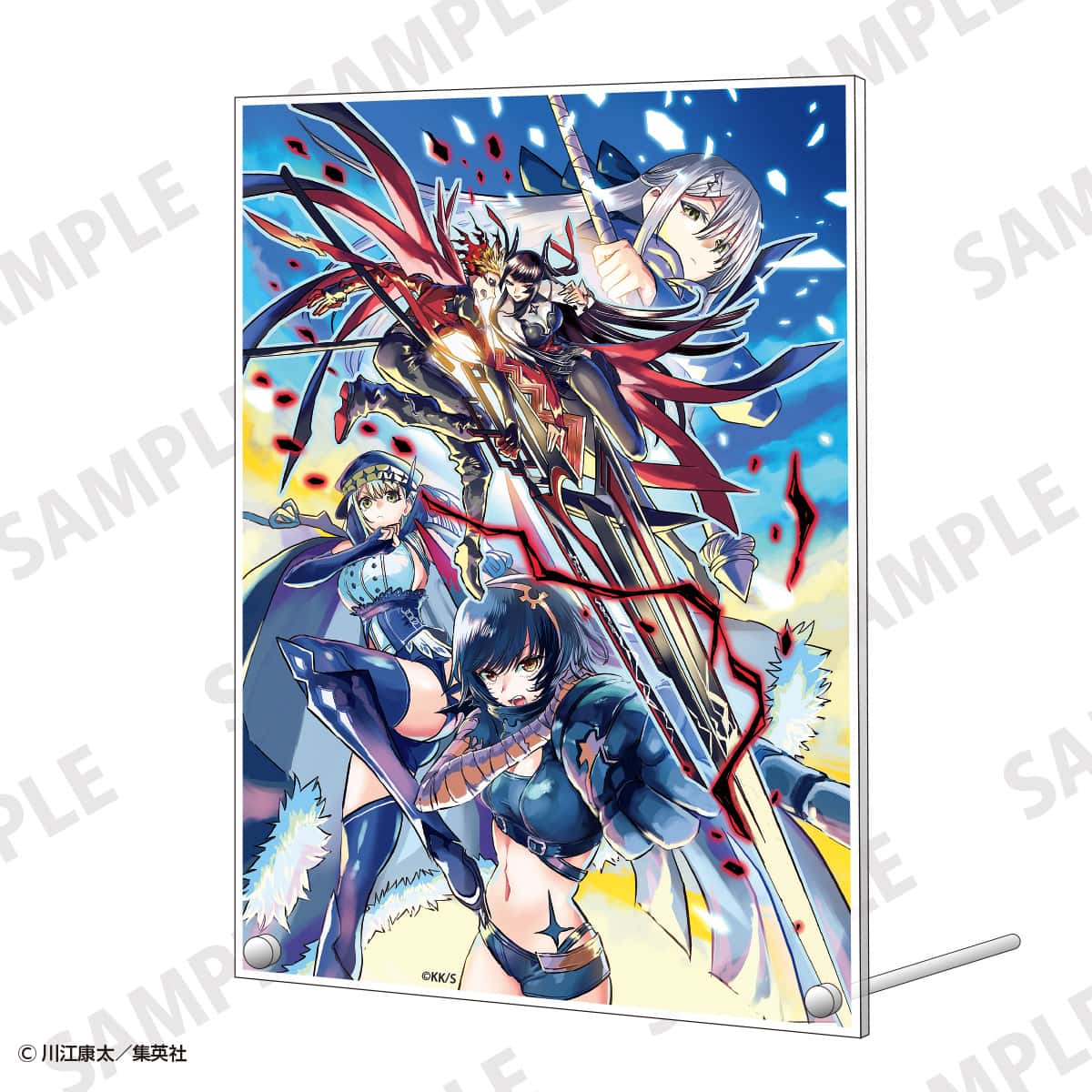 鵺の陰陽師　Ａ５アクリルパネル　９７話Ｃカラーイラスト