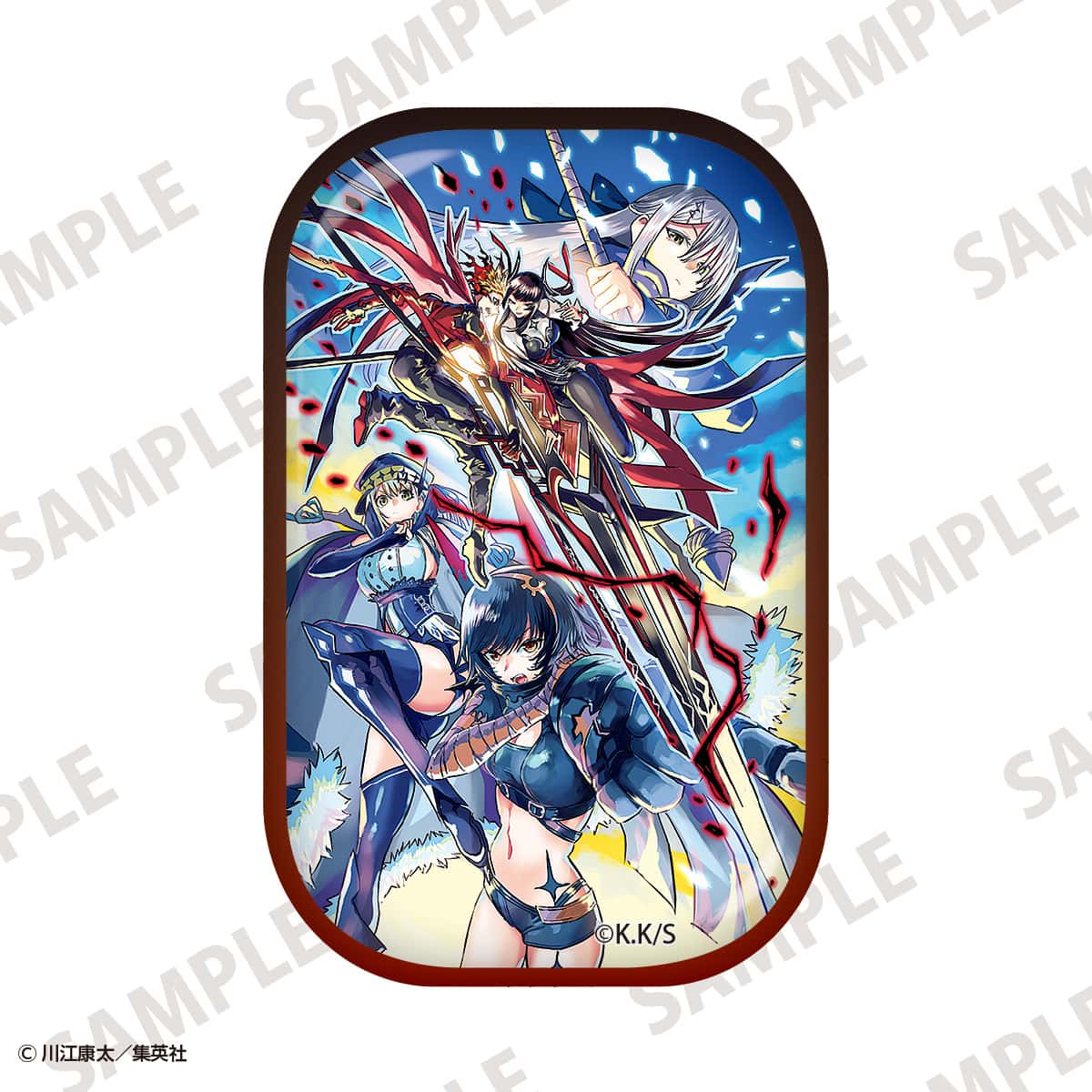 鵺の陰陽師　スタンド付きスクエア缶バッジ