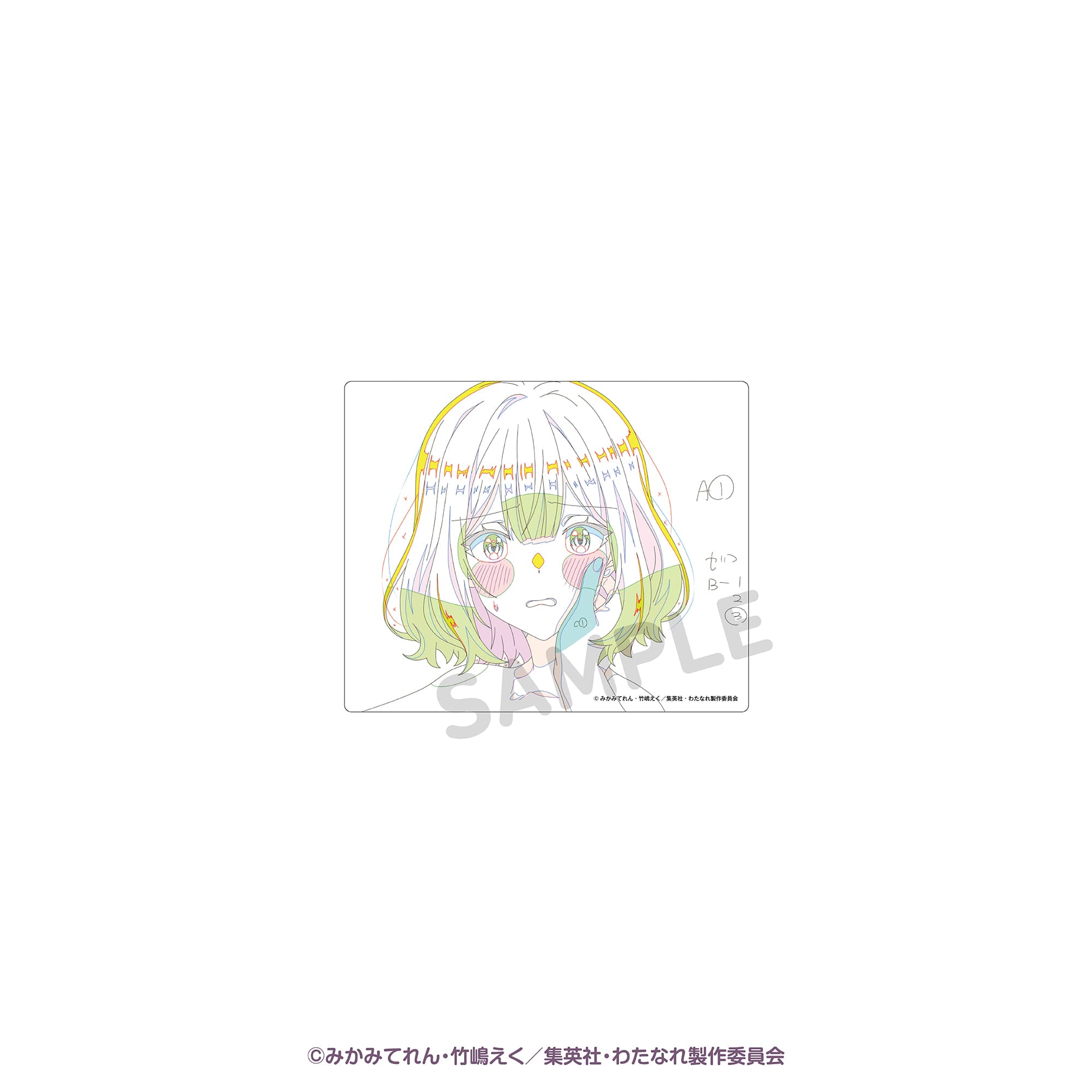 トレーディングアクリルカード（１０点セット） アニメ原画