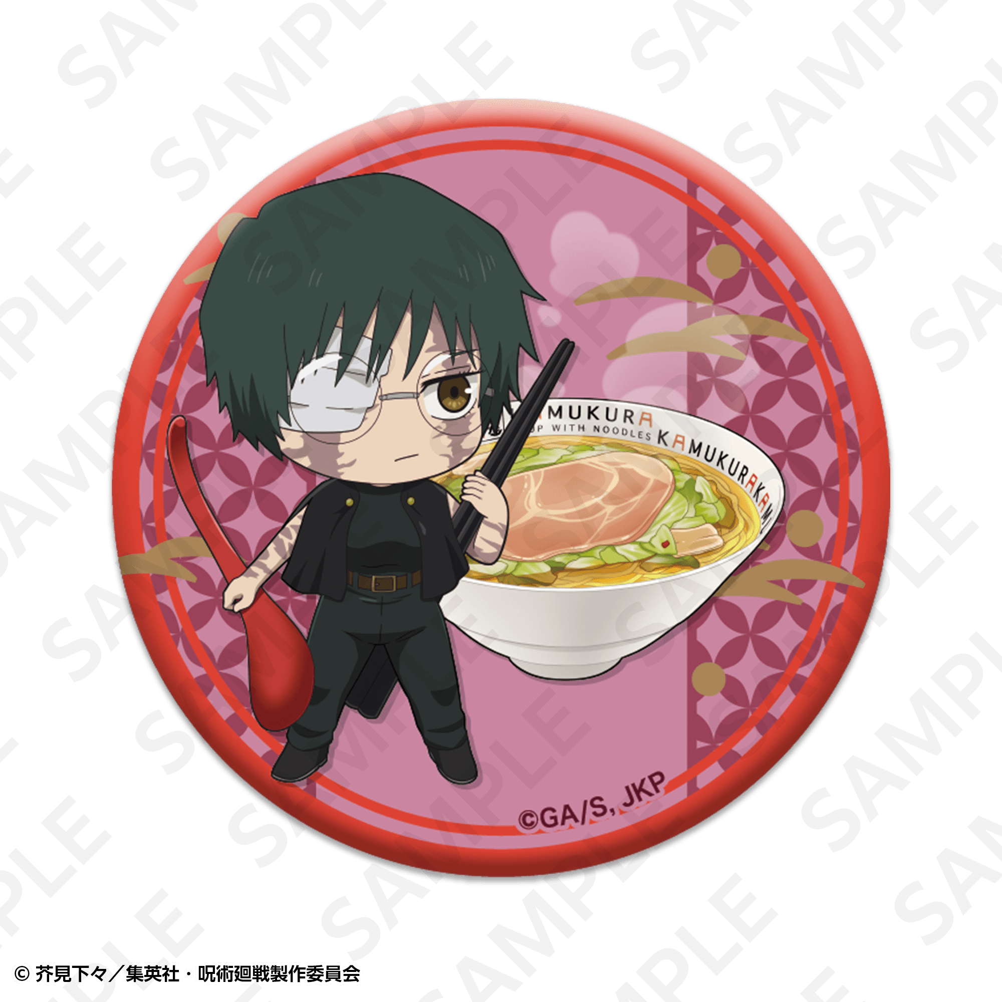 トレーディング描き起こし缶バッジＢセット　1セット／６個入