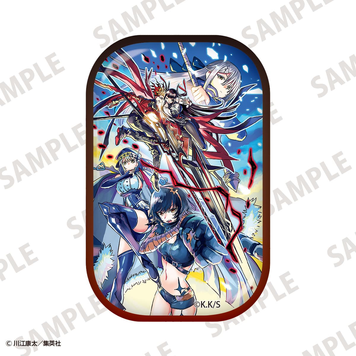 鵺の陰陽師　トレーディングスタンド付きスクエア缶バッジ　コンプリートセット