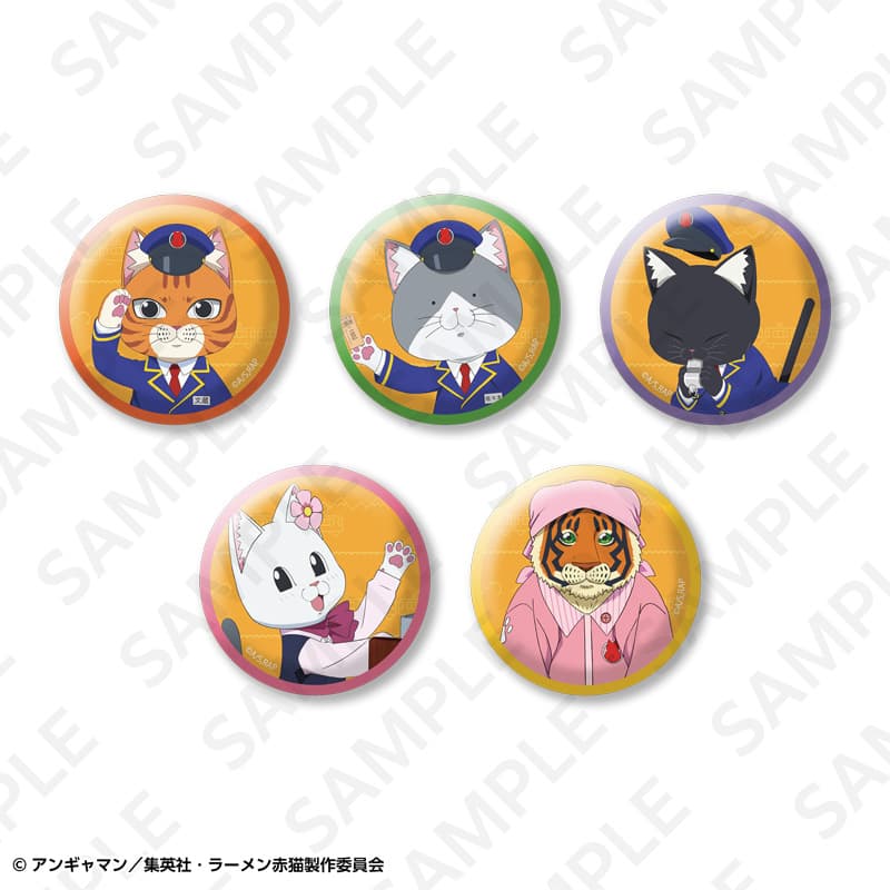 TVアニメ『ラーメン赤猫』　駅員ｖｅｒ　トレーディング缶バッジ　セット
