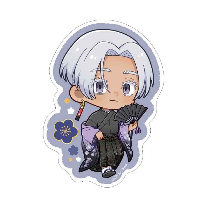 ダイカットステッカーセット(6枚入) 和装Ver.