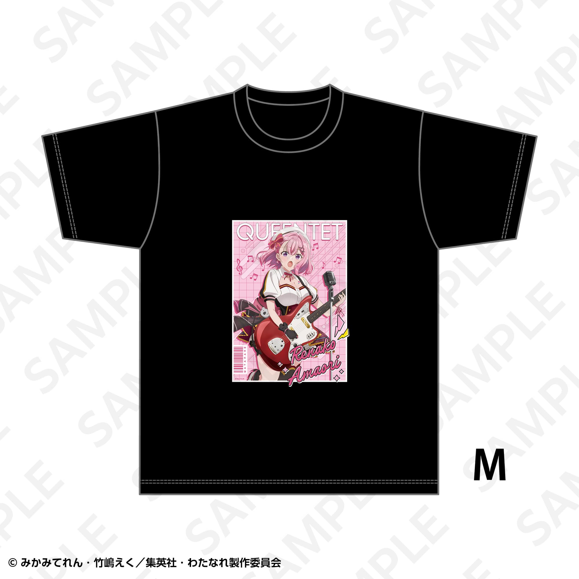 Ｔシャツ　バンドＶｅｒ．甘織れな子　Ｍ