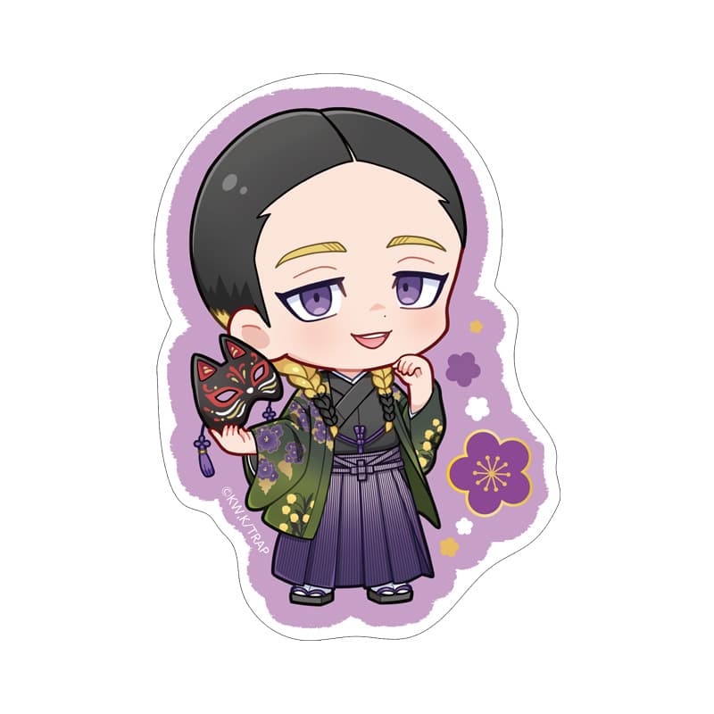 ダイカットステッカーセット(6枚入) 和装Ver.