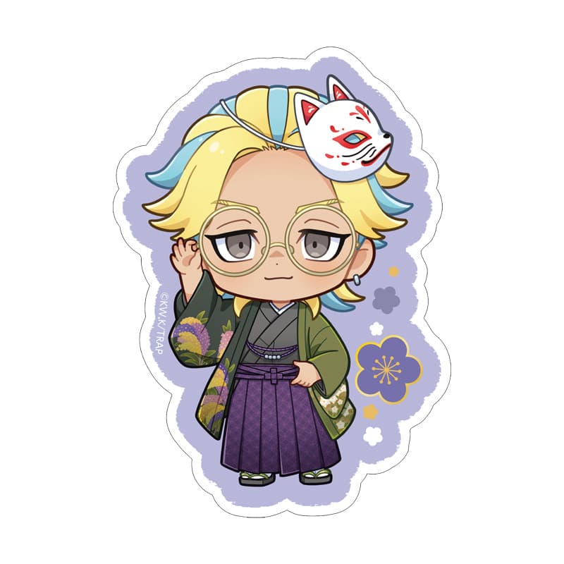 ダイカットステッカーセット(6枚入) 和装Ver.