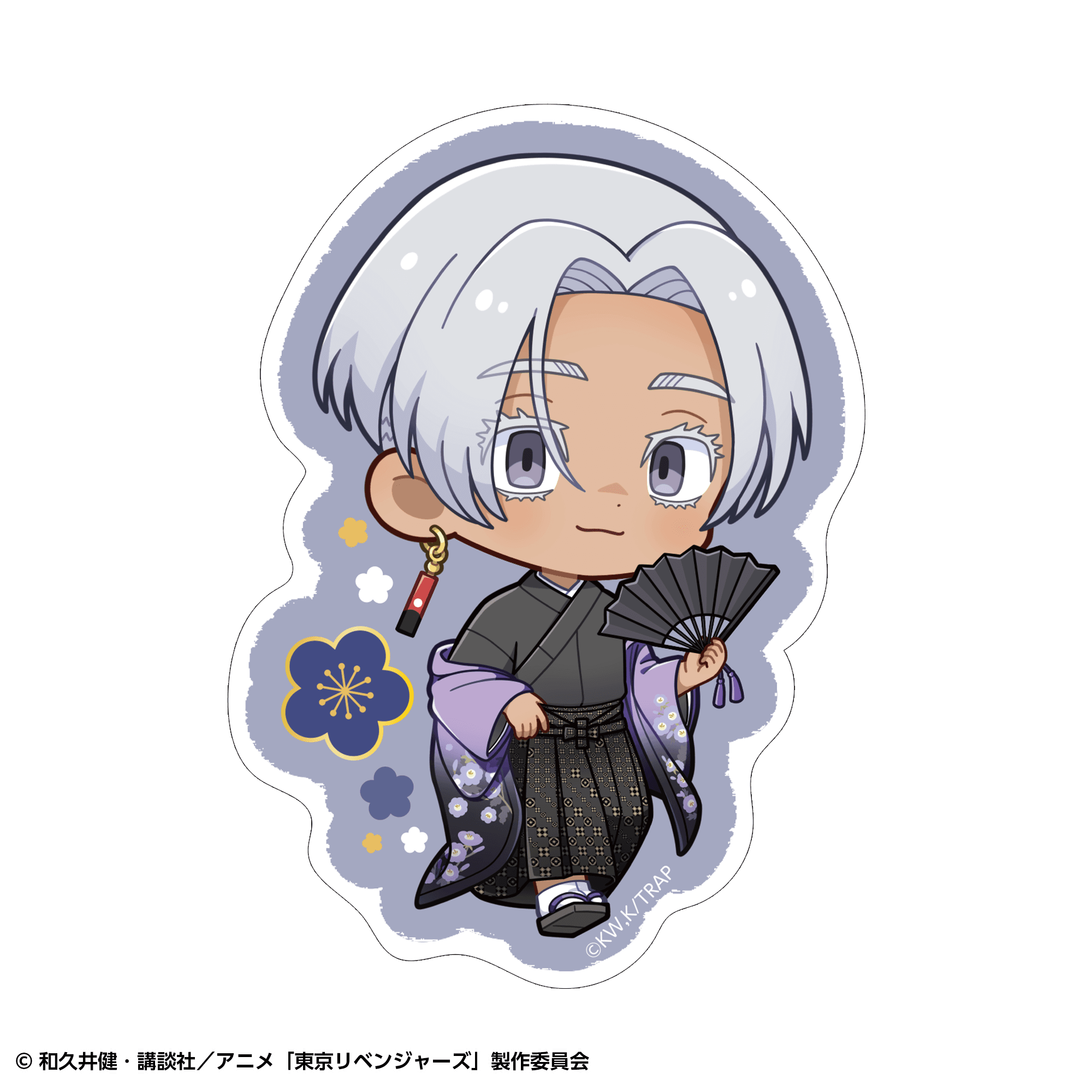 【事後通販】東京リベンジャーズ ダイステッカーセット(6枚入) 和装ver.