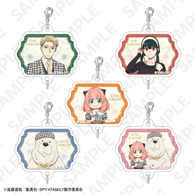 つながる　トレーディングアクリルキーホルダーセット