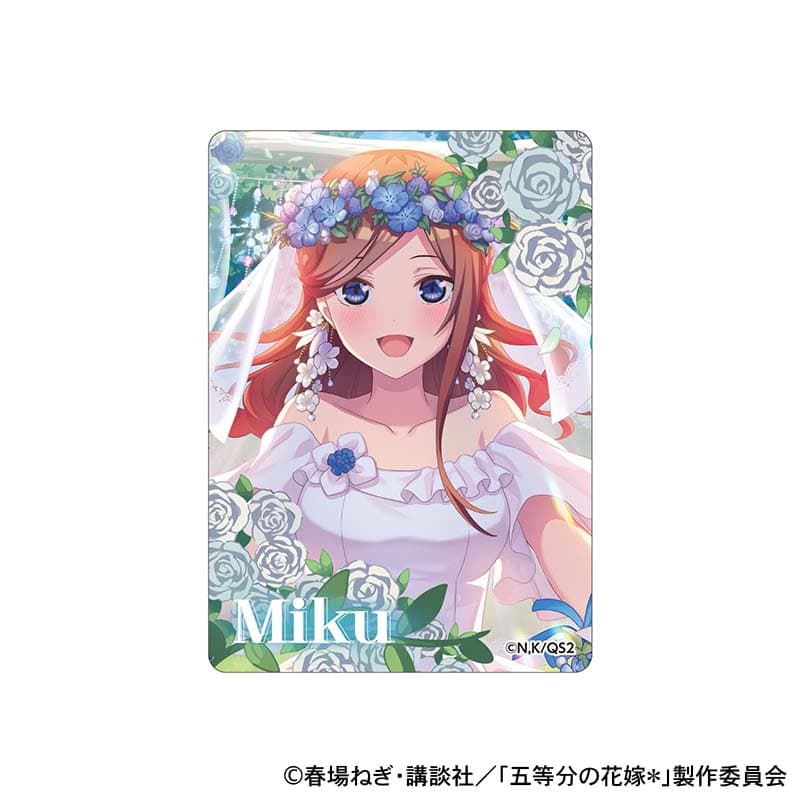 ウェディングドレス トレーディングクリアカードセット（5枚入り）