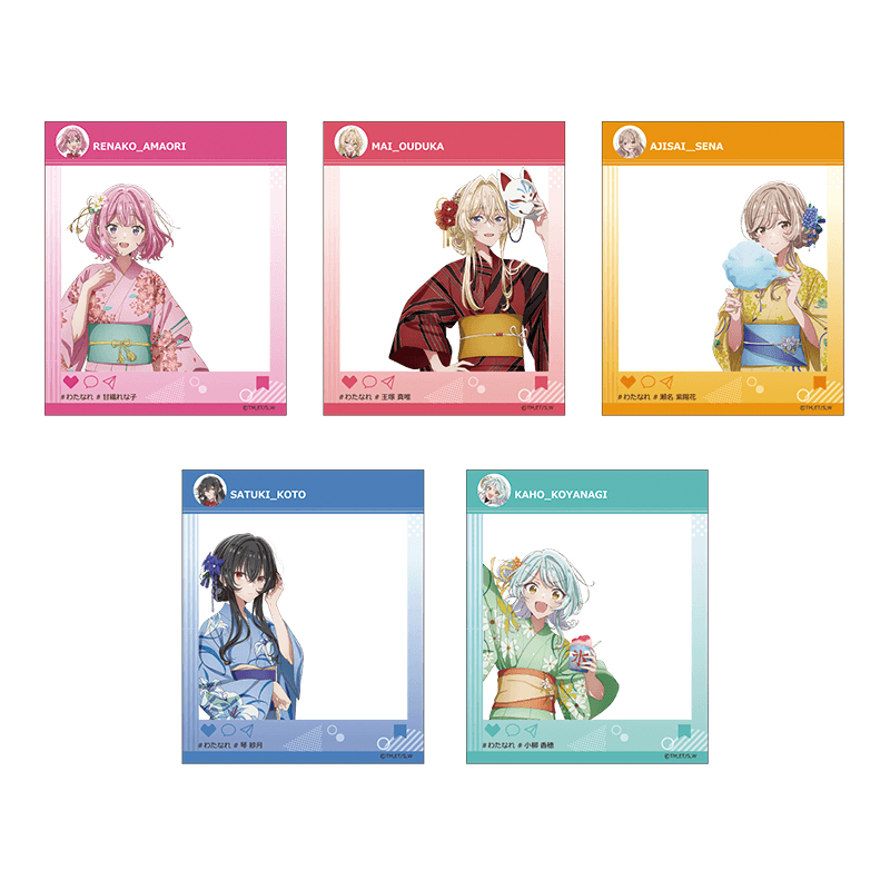 トレーディングアクリルカード 浴衣Ver.