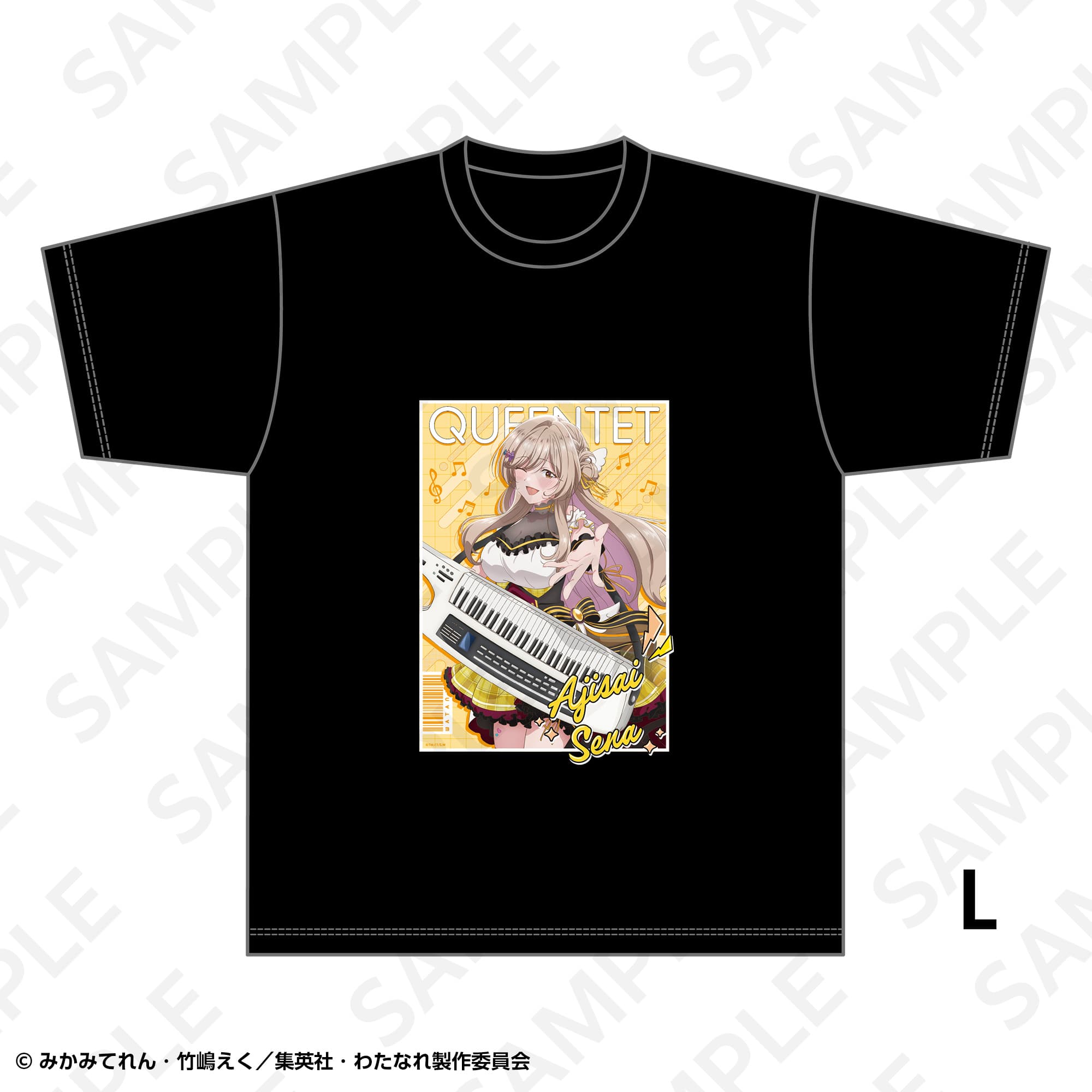 Ｔシャツ　バンドＶｅｒ．　瀬名紫陽花　Ｌ