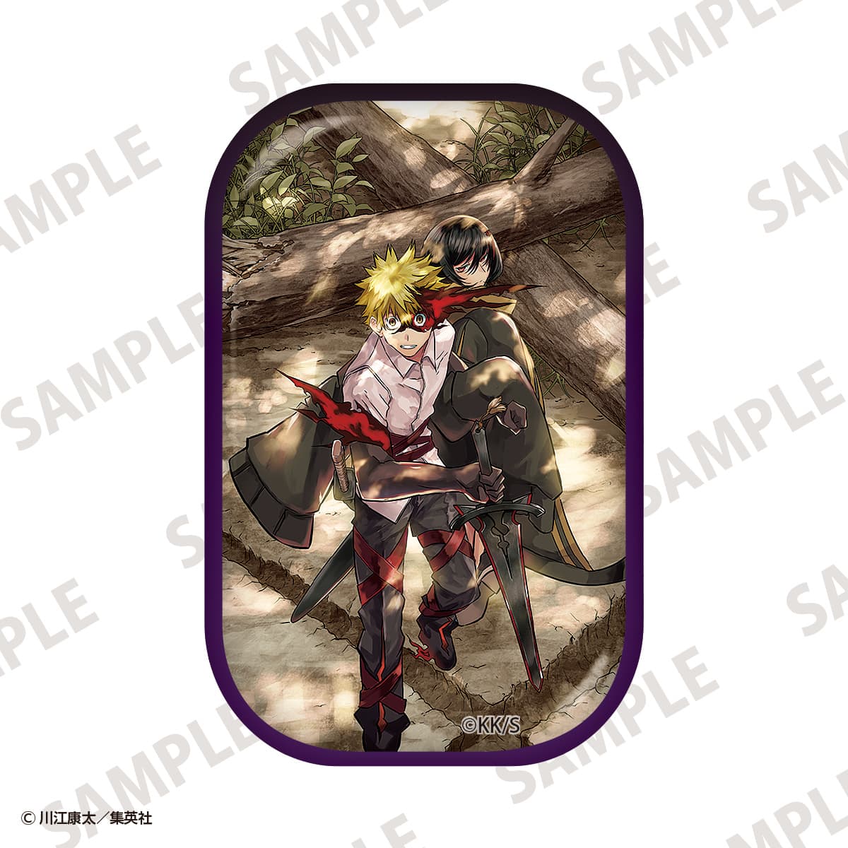 鵺の陰陽師　トレーディングスタンド付きスクエア缶バッジ　コンプリートセット