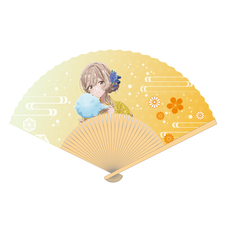 扇子　瀬名紫陽花　浴衣Ｖｅｒ．
