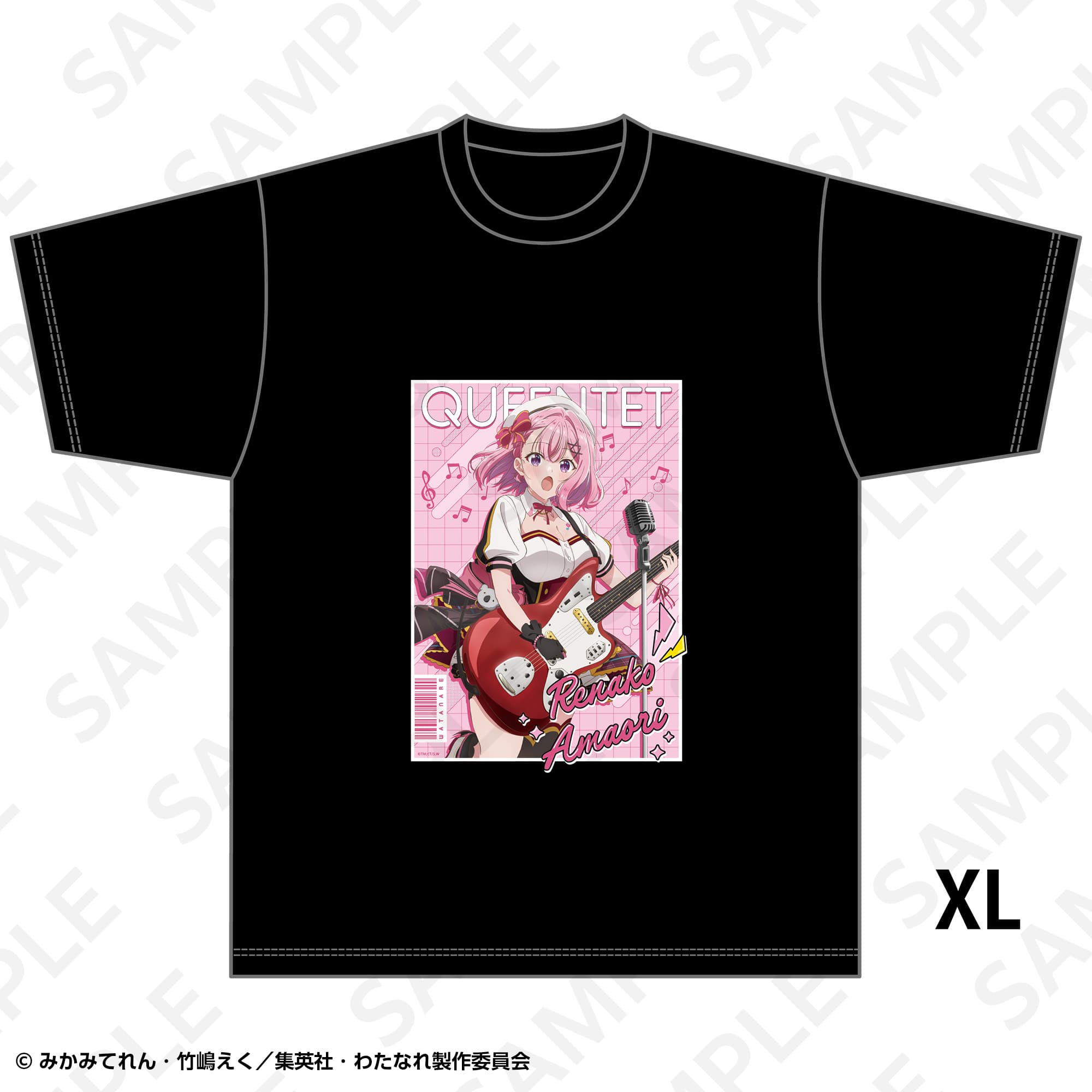 Ｔシャツ　バンドＶｅｒ．　甘織れな子　ＸＬ