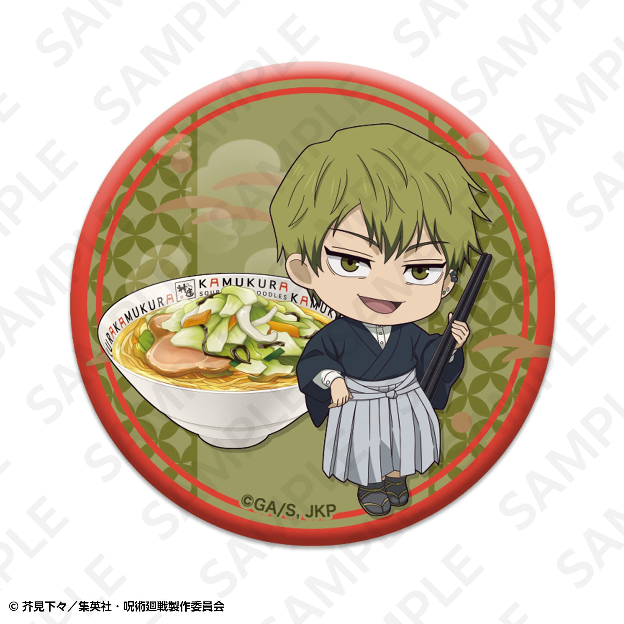 トレーディング描き起こし缶バッジＡ　全６種