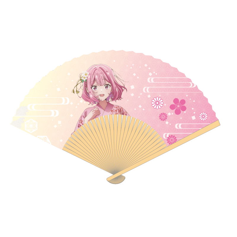 扇子　甘織れな子　浴衣Ｖｅｒ．