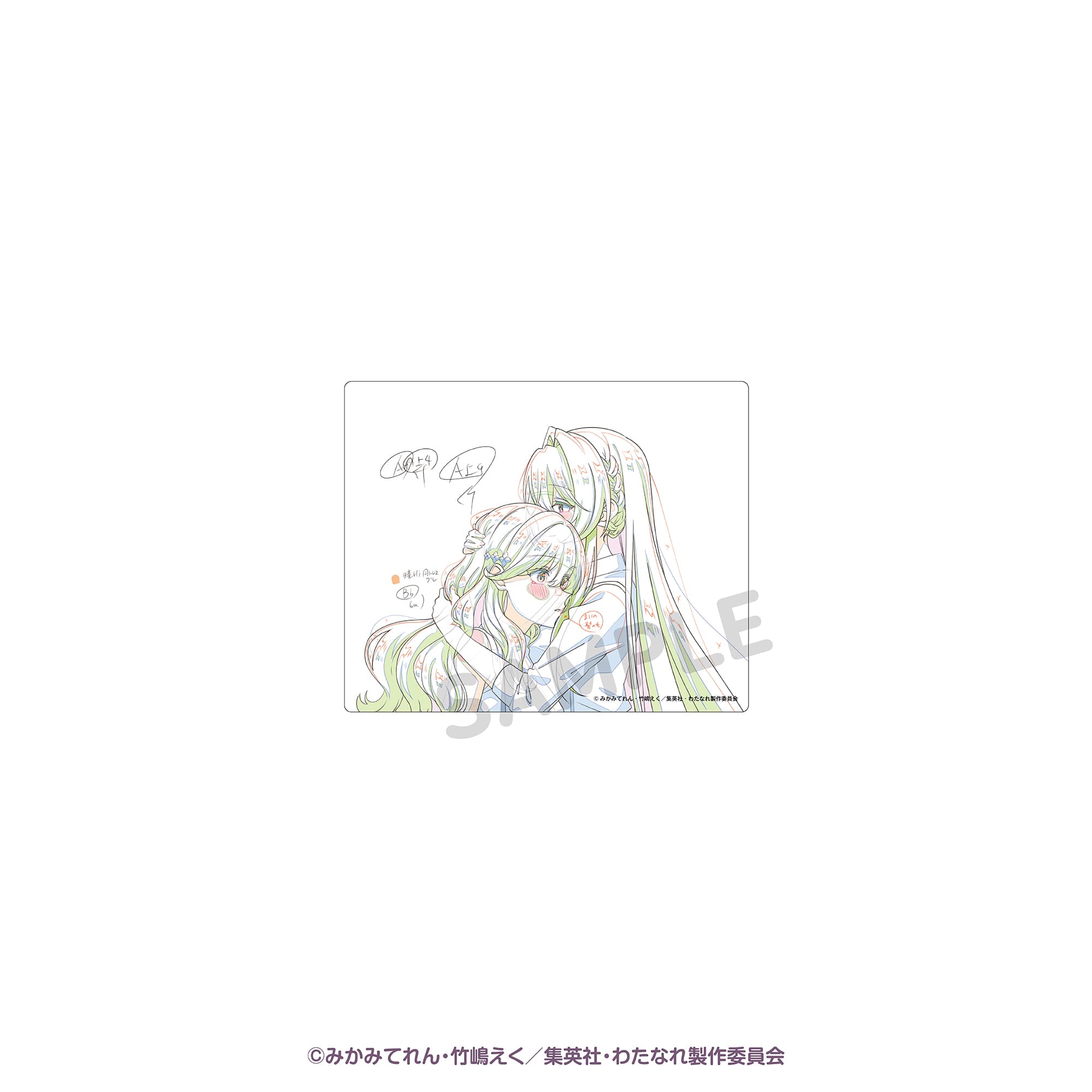 トレーディングアクリルカード（１０点セット） アニメ原画