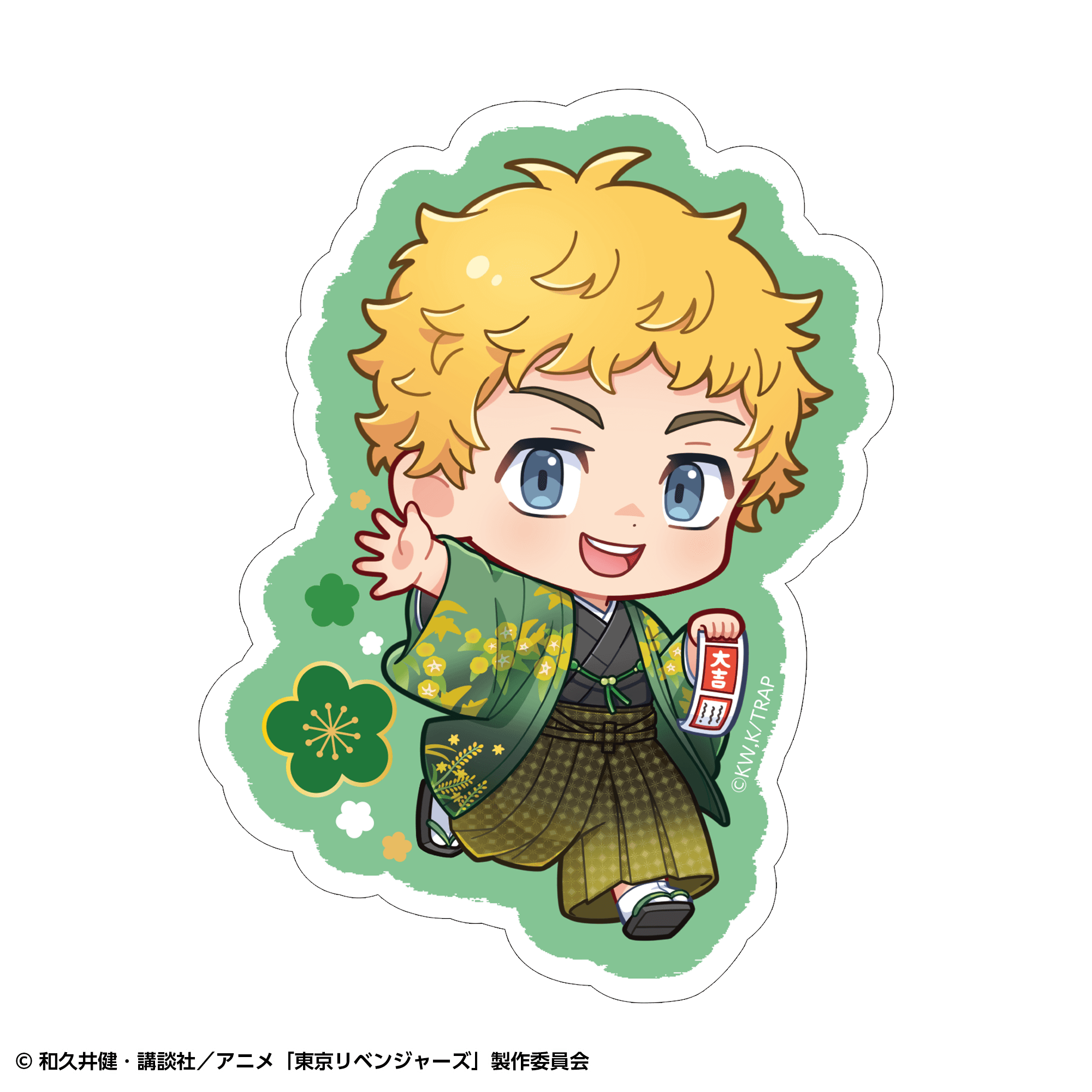 【事後通販】東京リベンジャーズ ダイステッカーセット(6枚入) 和装ver.