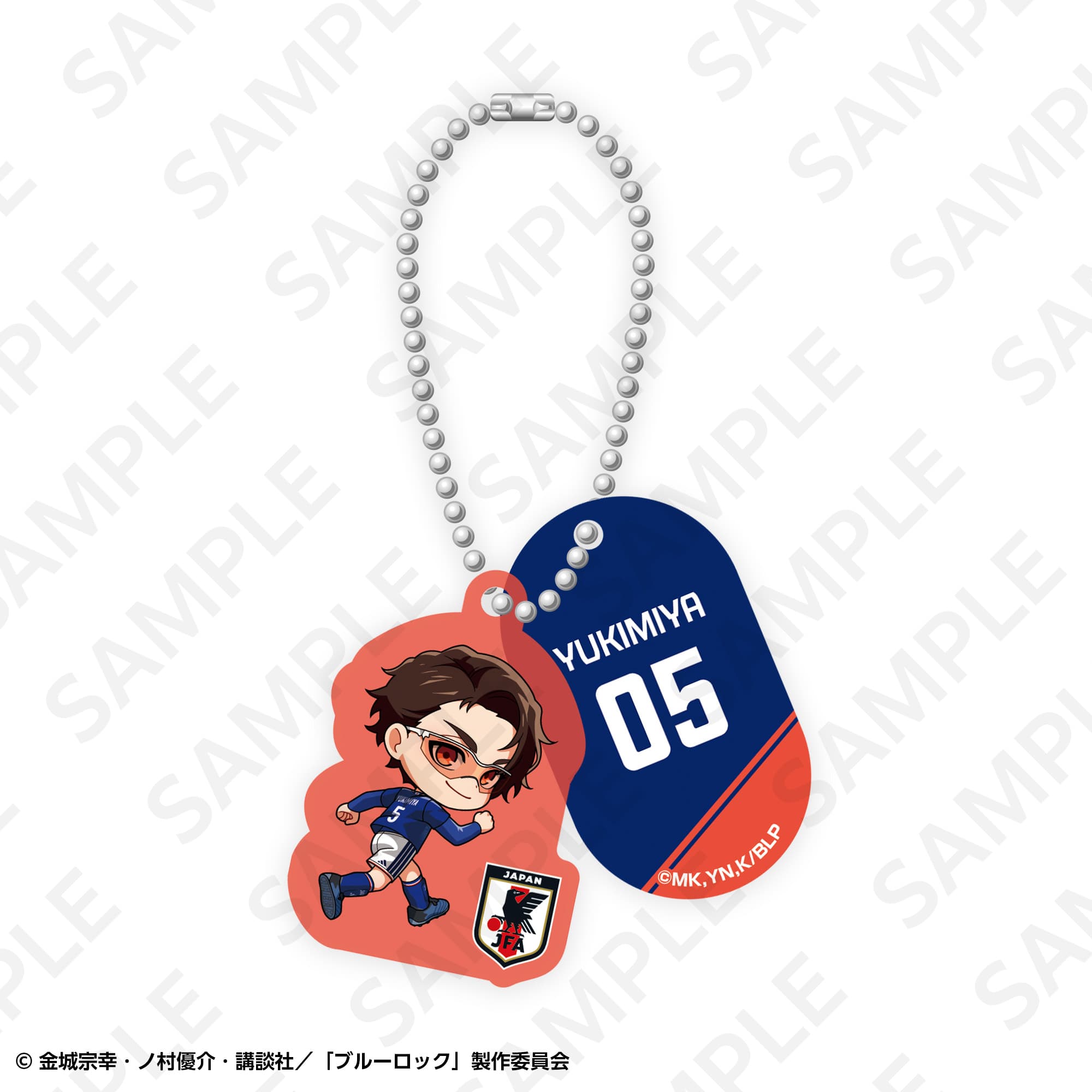 トレーディングロッカーキー風キーホルダー　日本代表ver.　セット
