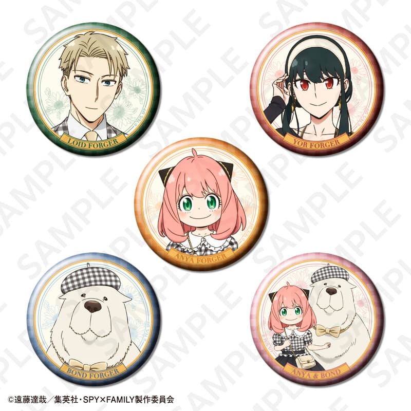 トレーディング箔押し缶バッジセット