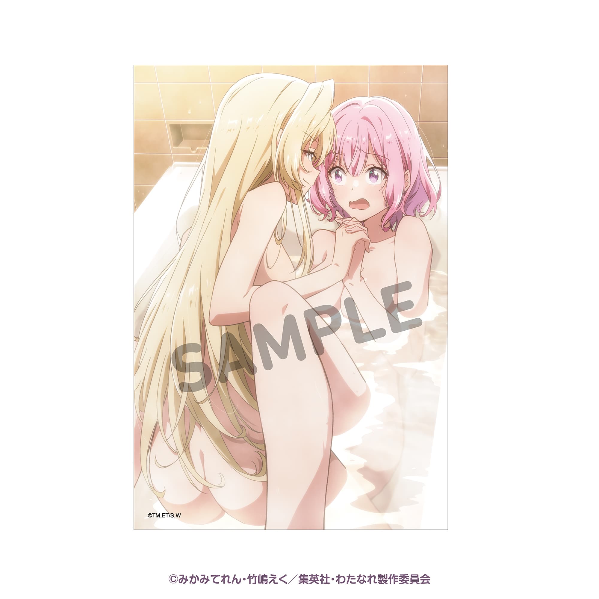 A6ミニアクリルボード お風呂 甘織れな子&王塚真唯