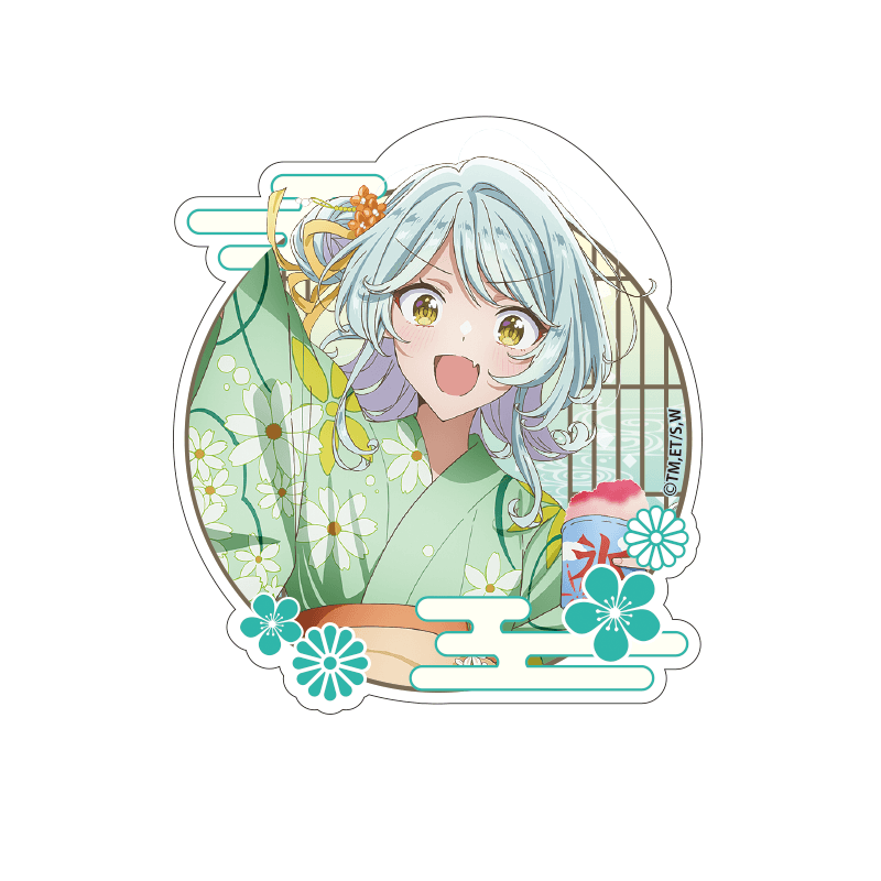 ダイカットステッカー 小柳 香穂 浴衣Ver.