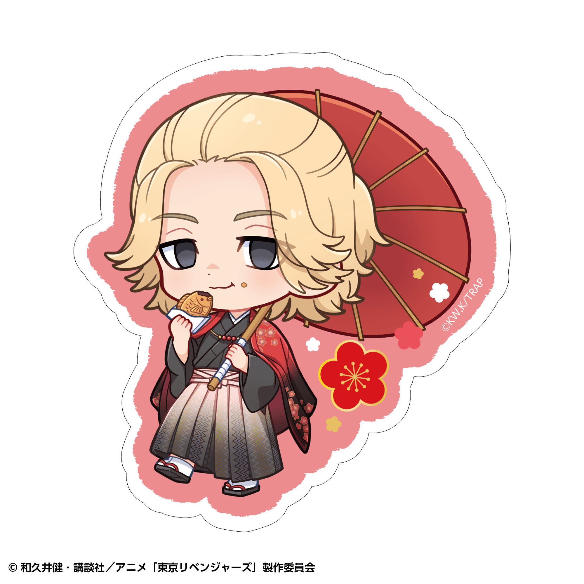 【事後通販】東京リベンジャーズ ダイステッカーセット(6枚入) 和装ver.