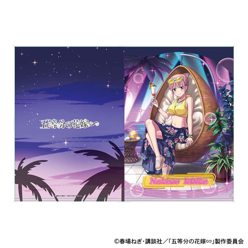 ナイトプール クリアファイル 中野一花