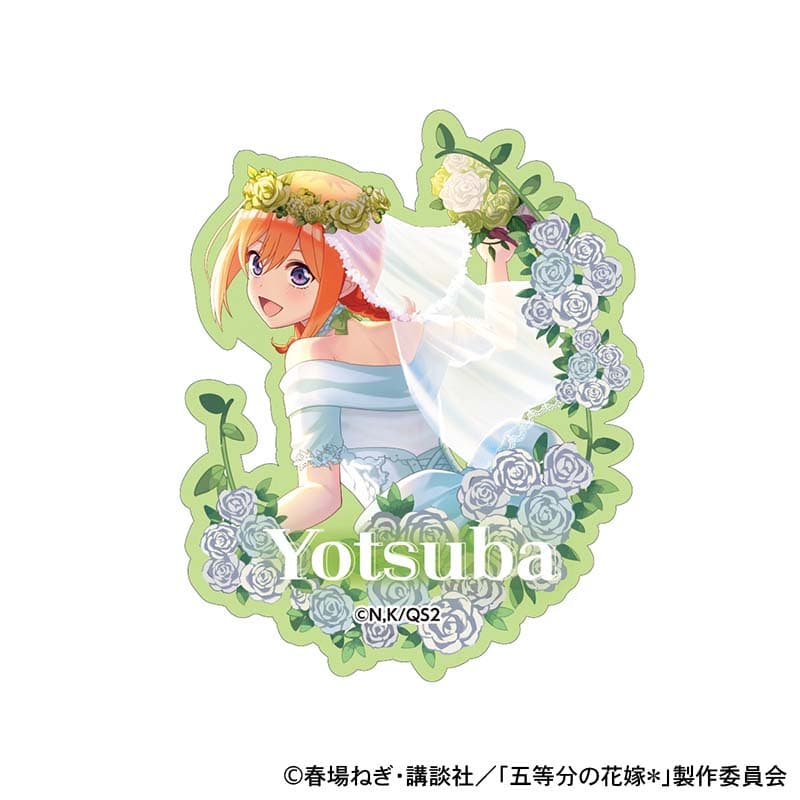 ウェディングドレス ダイカットステッカー 中野四葉