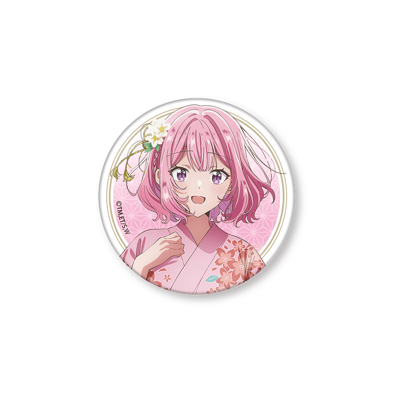 トレーディング缶バッジ 浴衣Ver.